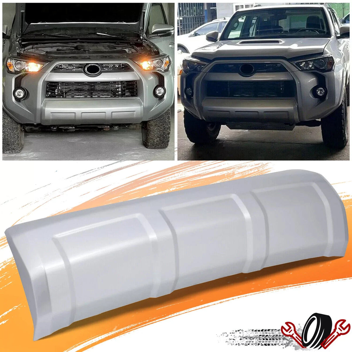 Front valance bumper panel cover for Toyota 4Runner (2014–2024)