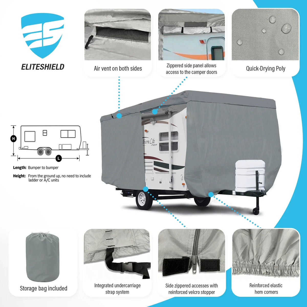 Storage Cover for Airstream Globetrotter TT 25FB (2015–2023)