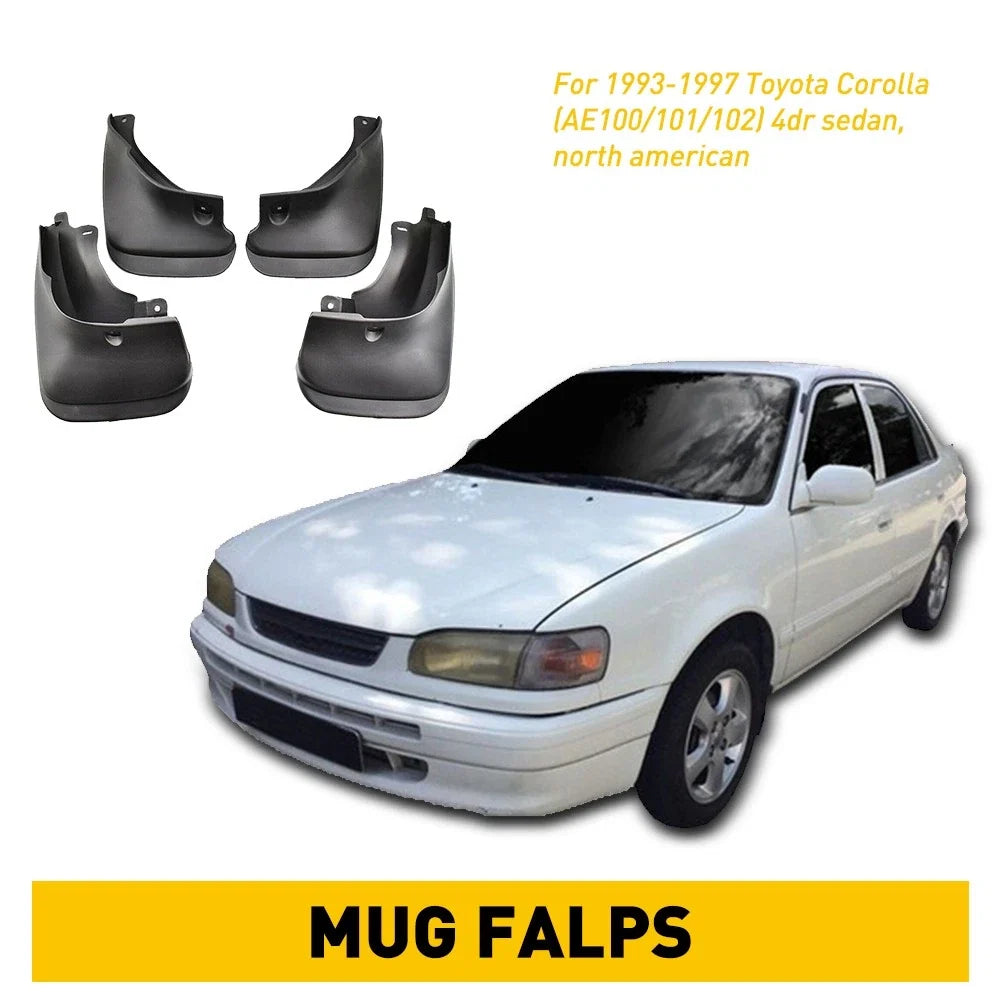 Mud Flaps for 1993-1997 Corolla Sedan Models