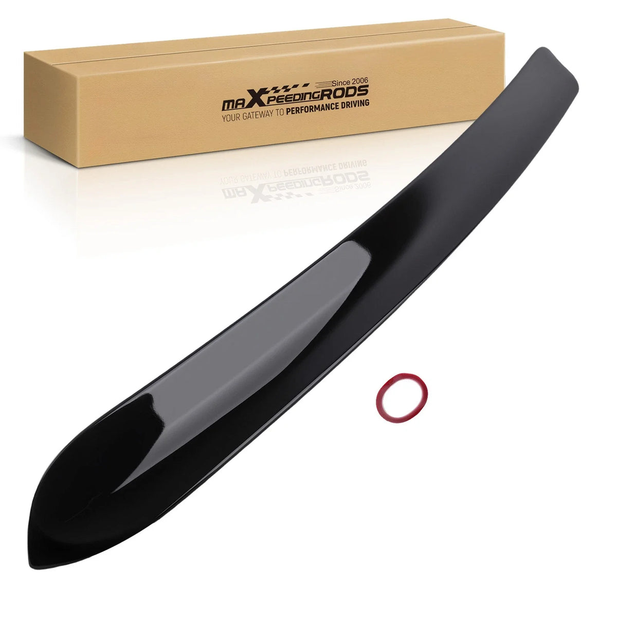 ABS Rear Window Roof Spoiler for Dodge Challenger (2008–2022) Gloss Black