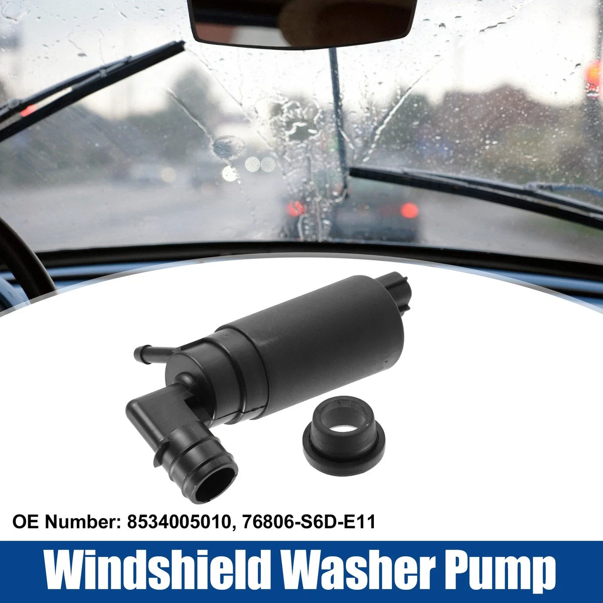 Windshield Washer Pump for Honda Civic Mk7 (2001–2005) 8534005010 76806-S6D-E11