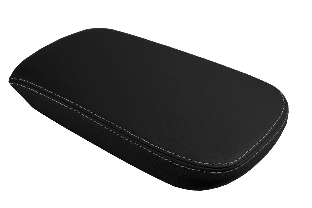 Console Lid Pull Over Cover Leather for Chrysler 200 (2011–2014) Gray Stitch