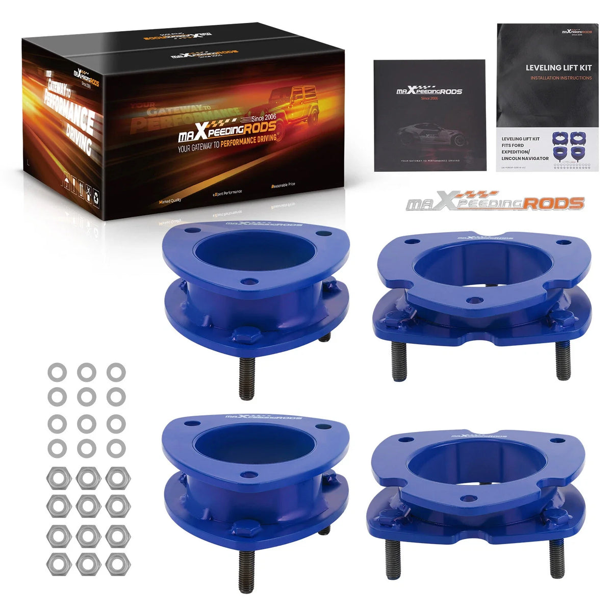 Level Lift Kit for Ford Expedition (2003–2018) 3.5'' Front 2.5'' Rear