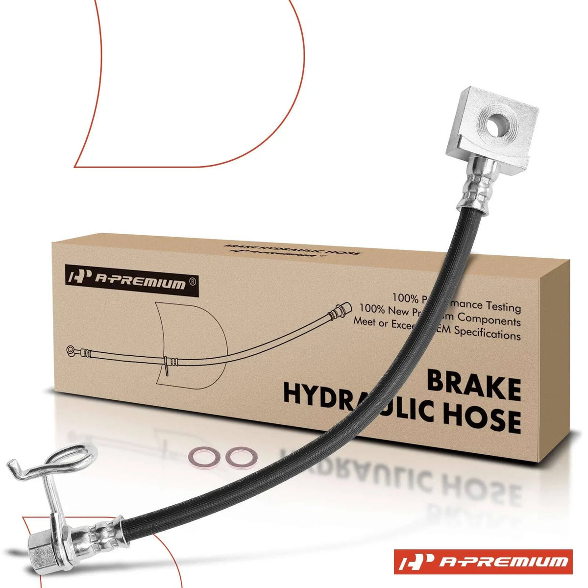 Rear Right Brake Hydraulic Hose for Ford F-53 (2011–2021)
