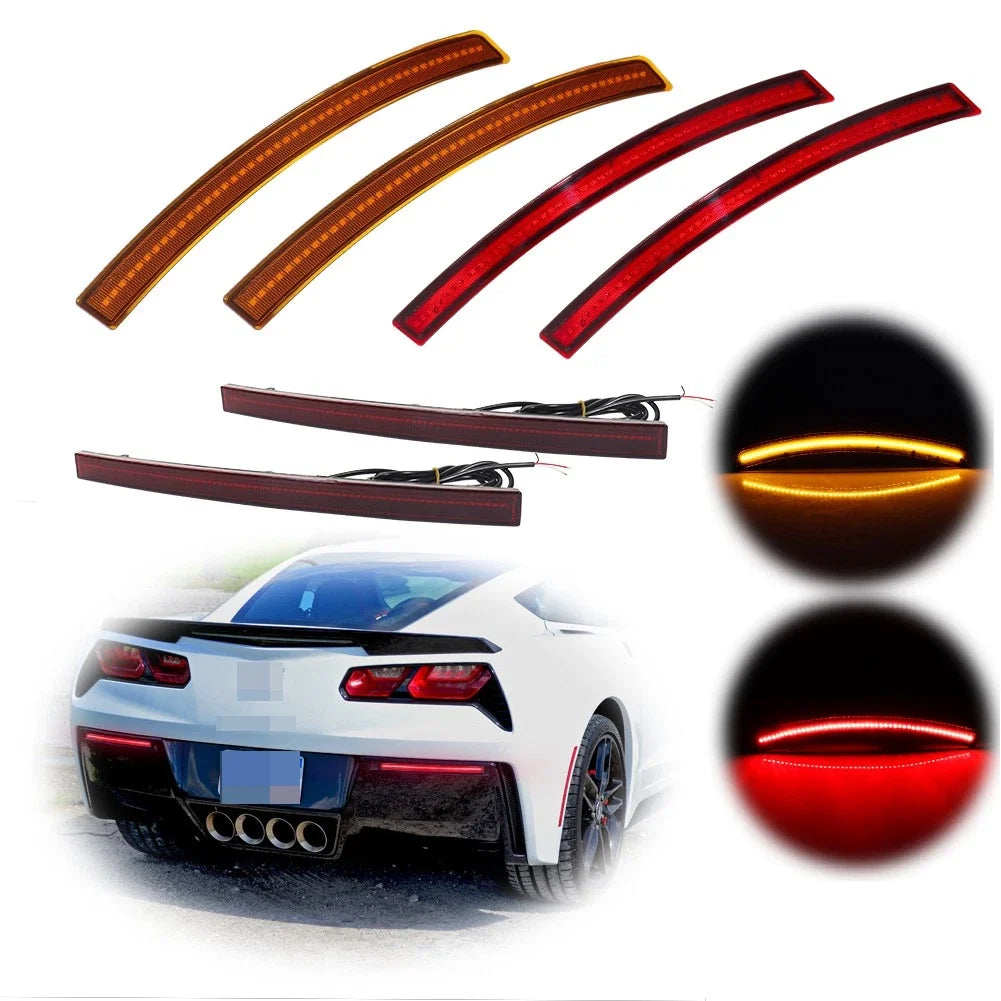 Set of 6 LED Side Marker Lights for Chevy Corvette C7 (2014–2019)