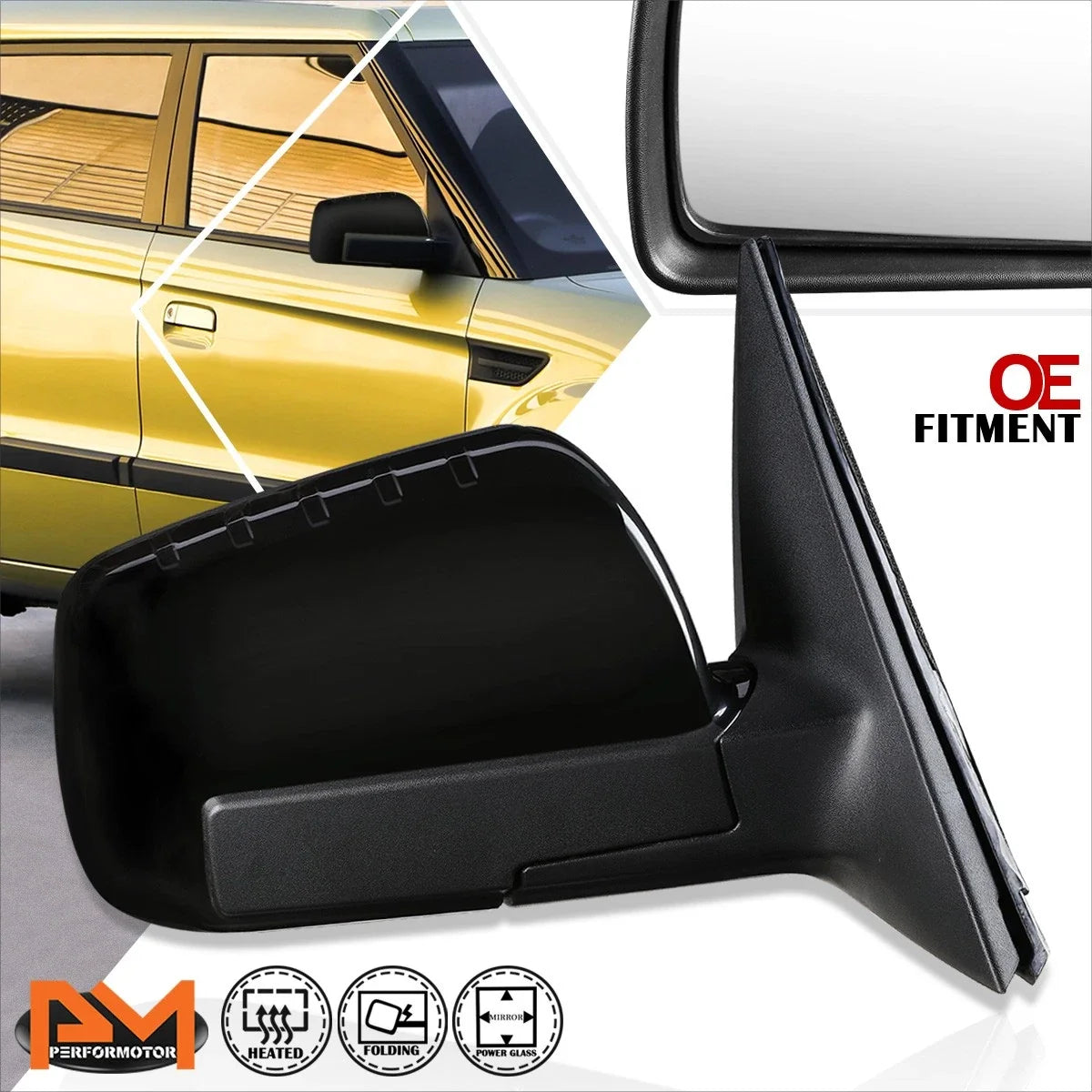 Heated Powered Right Door Mirror for Kia Soul 2010-2011 Model