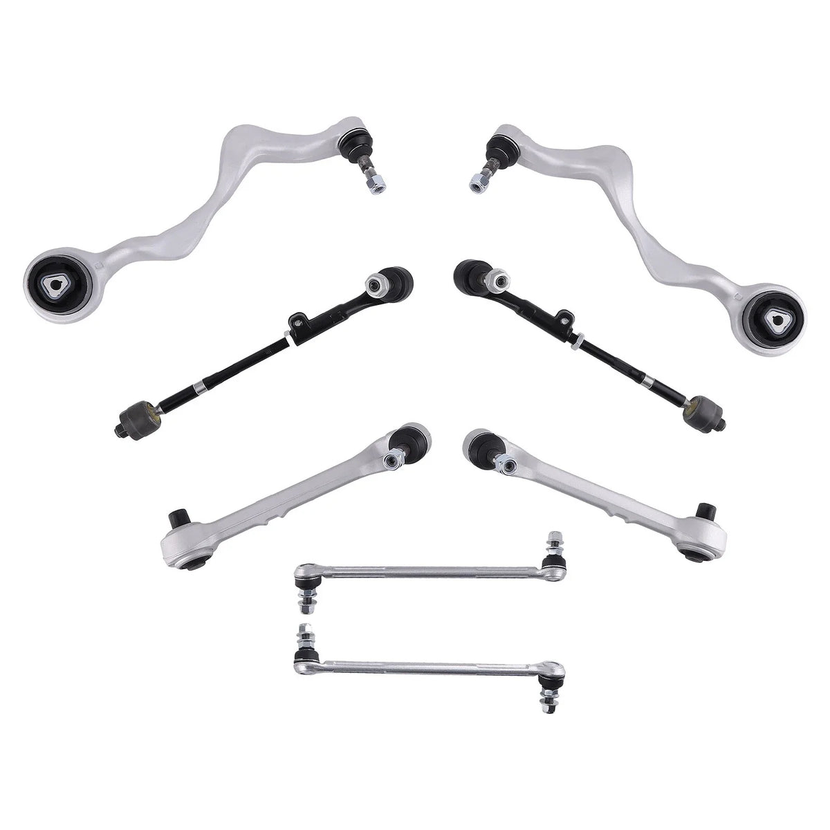 8PCS Front Lower Rearward & Forward Control Arm for BMW 3 Series E90 (2007–2013)
