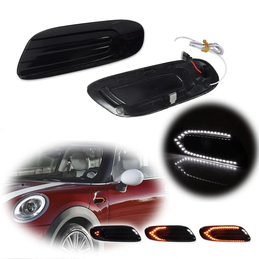 Switchback LED Side Marker Light Blinker Lamps for Mini Cooper F55 F56 F57