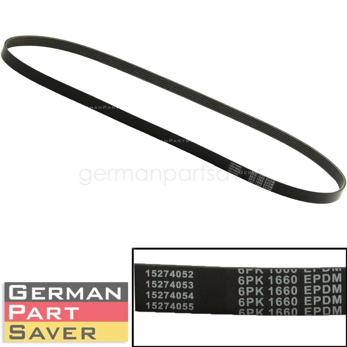 Serpentine Belt for VW Beetle Golf Jetta 1.9 TDI Diesel (1999–2003)