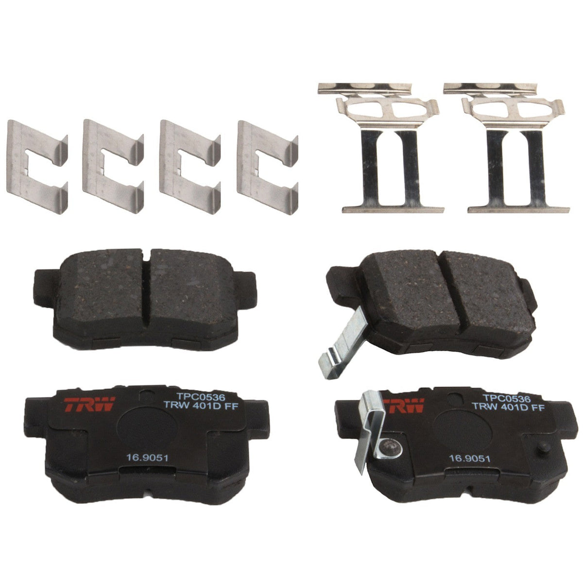 Brake Pads (Set of 2) for Coupe and Sedan Acura RDX TL