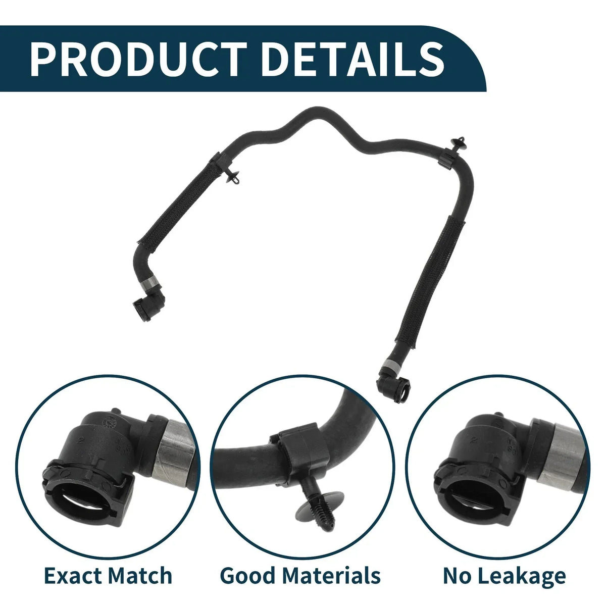 Coolant Pipe Radiator Hose for BMW X5 (2019-2022) Rubber