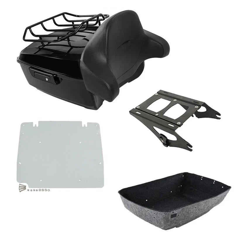 Trunk Pad Luggage Rack Plate for Road Street Glide Harley 2014-2026