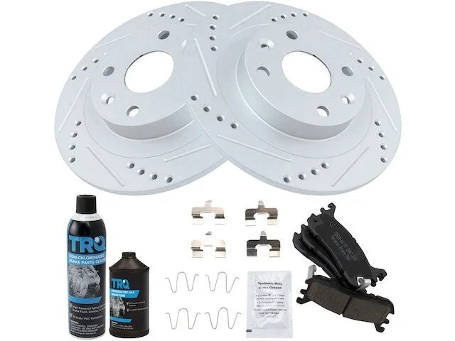 Rear Brake Pad and Rotor Kit for Mazda Protege (1998) DM318CM