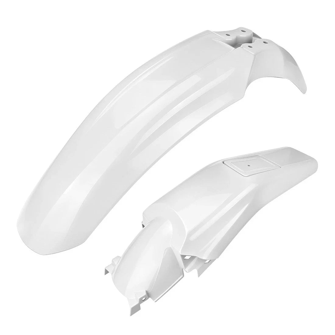 Front and Rear Fender Set in White Plastic for Honda XR250R XR400R 96-04