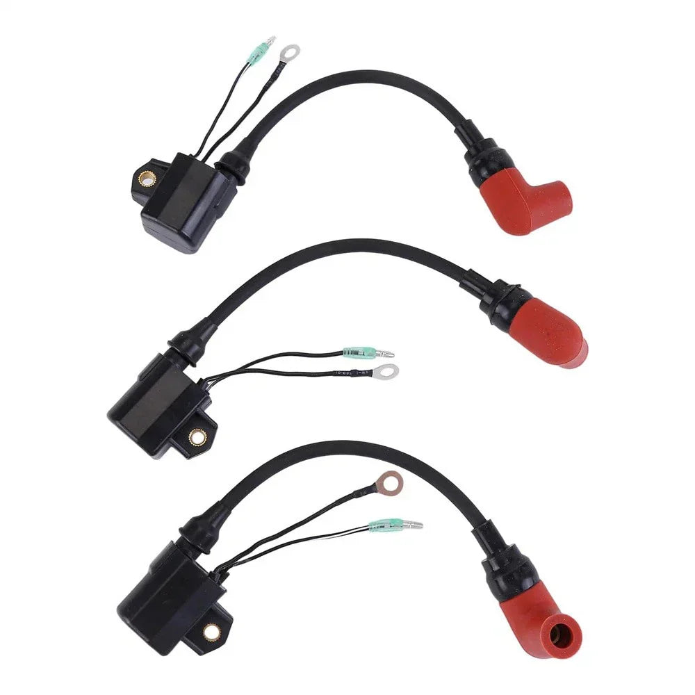 3 Ignition Coils for Yamaha 50-90HP 2-Stroke Outboard (1992-2006)