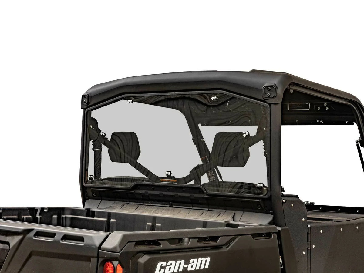 Lightly Tinted Heavy Duty Rear Windshield for Can-Am Defender 2016-2023