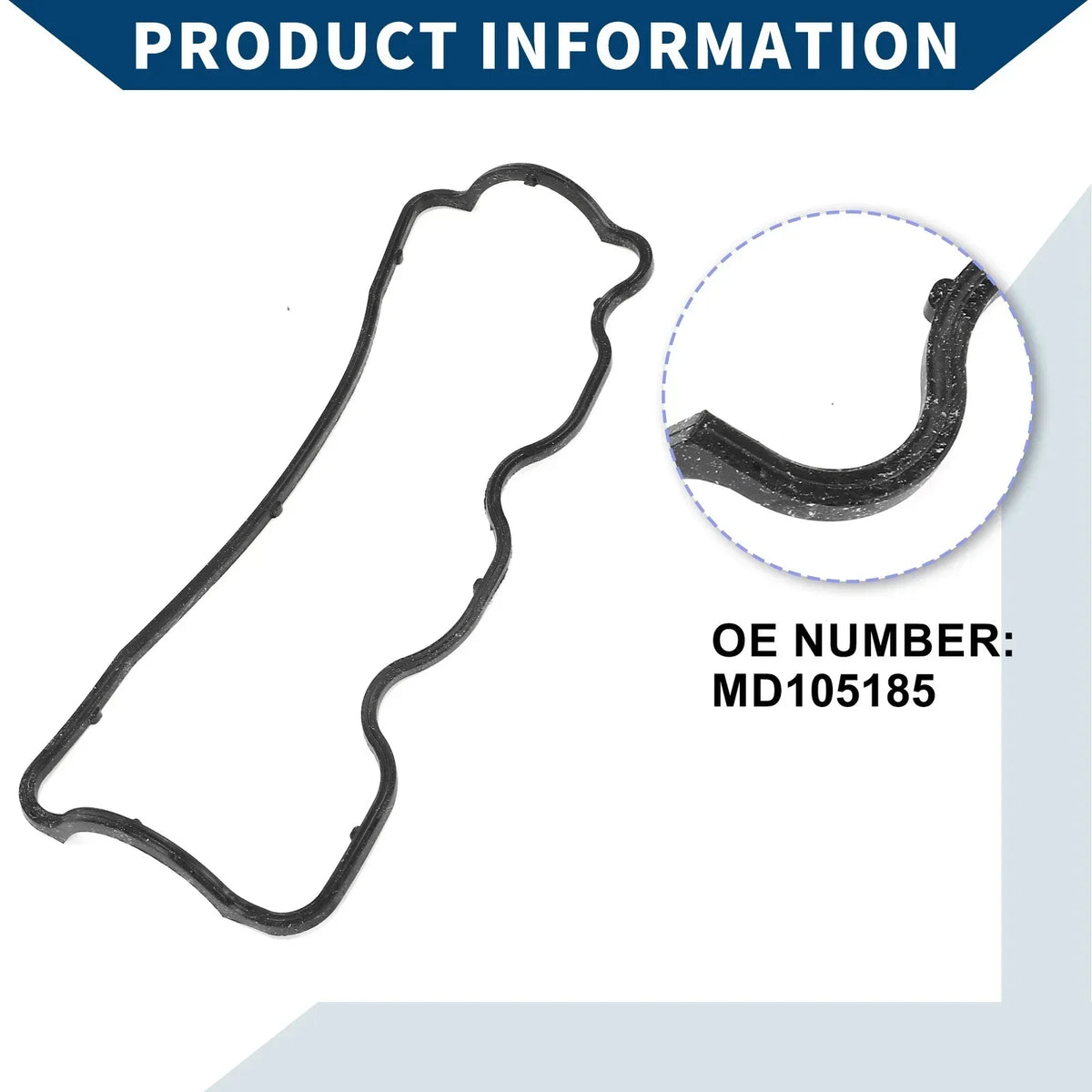 MD105185 Valve Cover Gasket for Chrysler LE