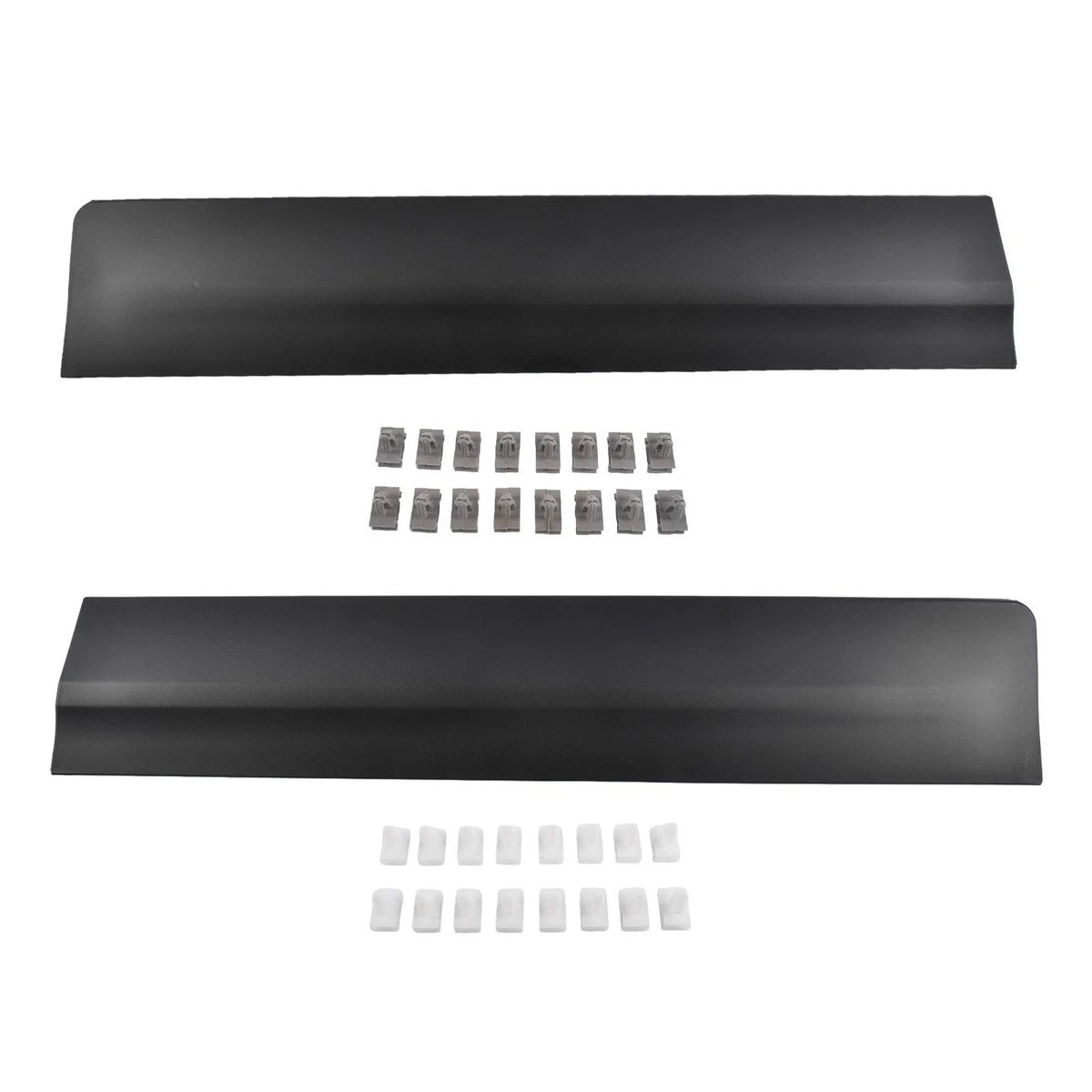 2X Black Rear Lower Door Trim Molding for 2017-2025 Cadillac XT5
