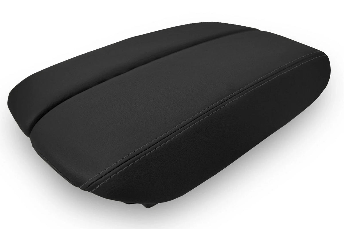 Center Console Lid Armrest Cover Leather for Audi A8 (2011–2017) Black