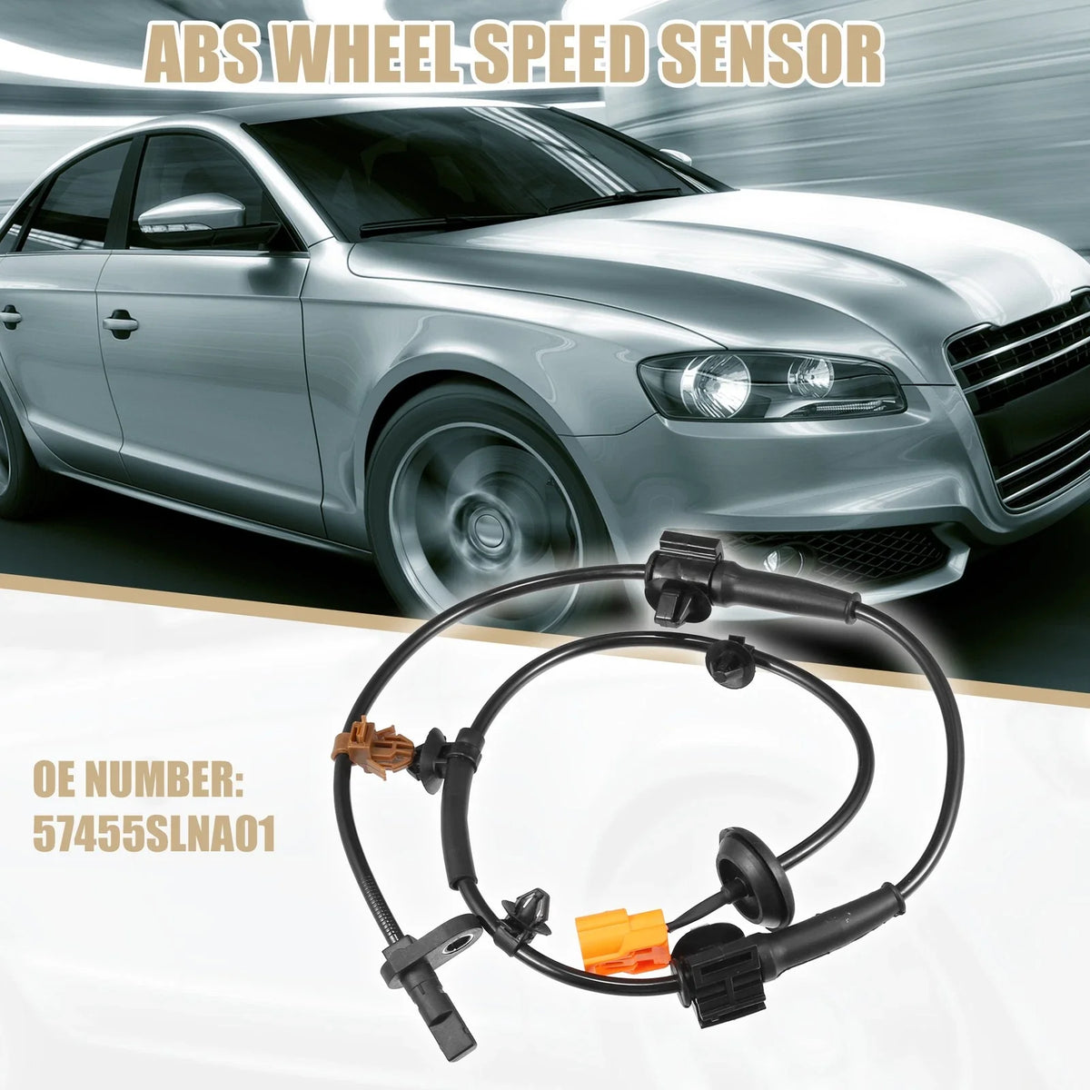 ABS Sensor No. 57455SLNA01 for Honda Fit (2007–2008)