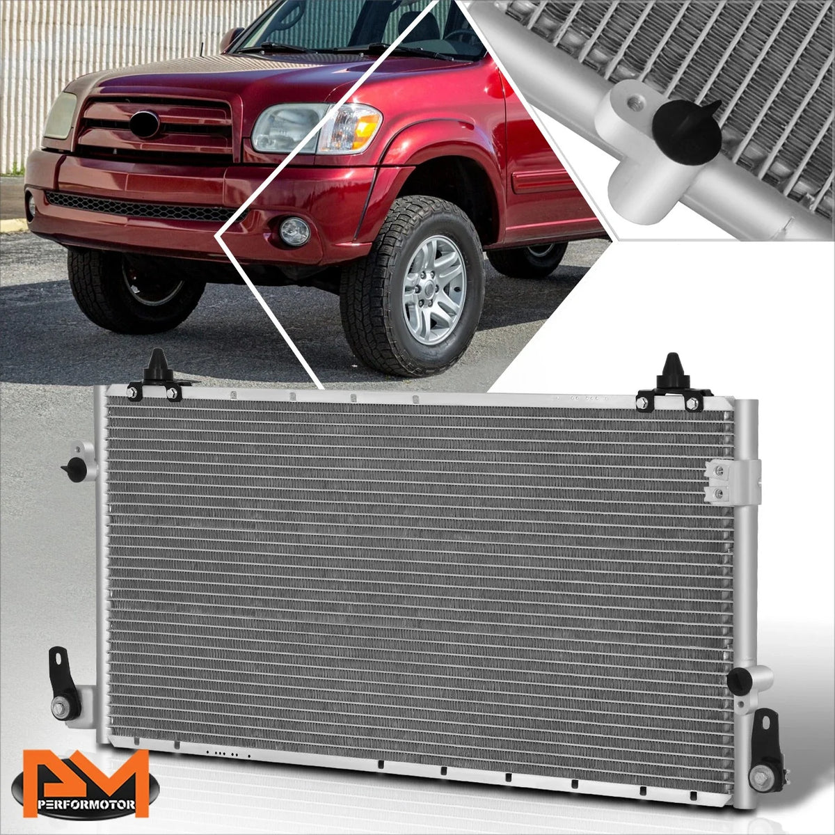 A/C Condenser for 2000–2006 Toyota Tundra, OE Style Aluminum