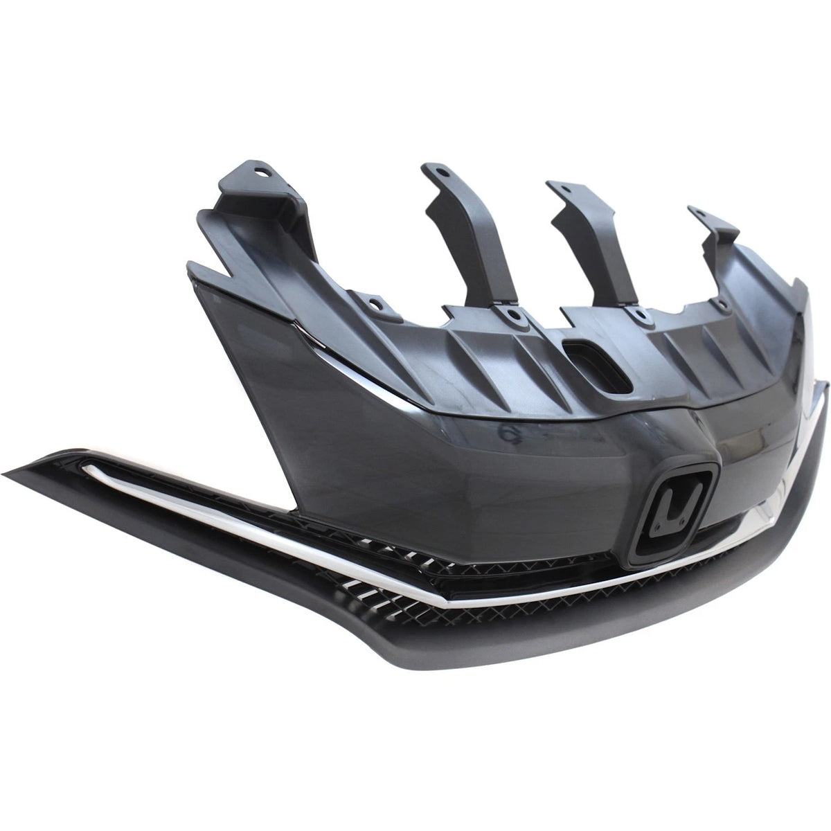 Grille for Honda Civic 2014–2015 EX EX-L LX Coupe 1.8L Textured Black CAPA