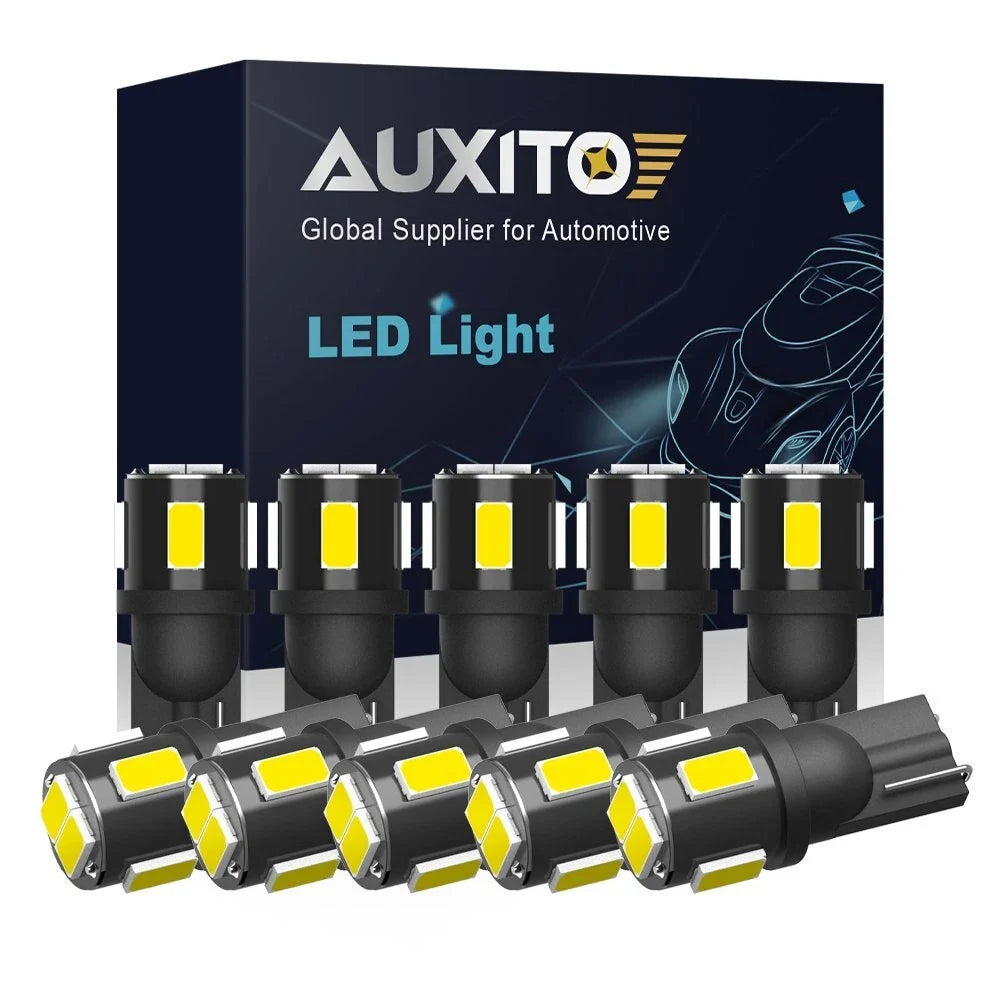 Interior Light Bulbs T10 168 194 LED (6000K) Compatible with Various Models