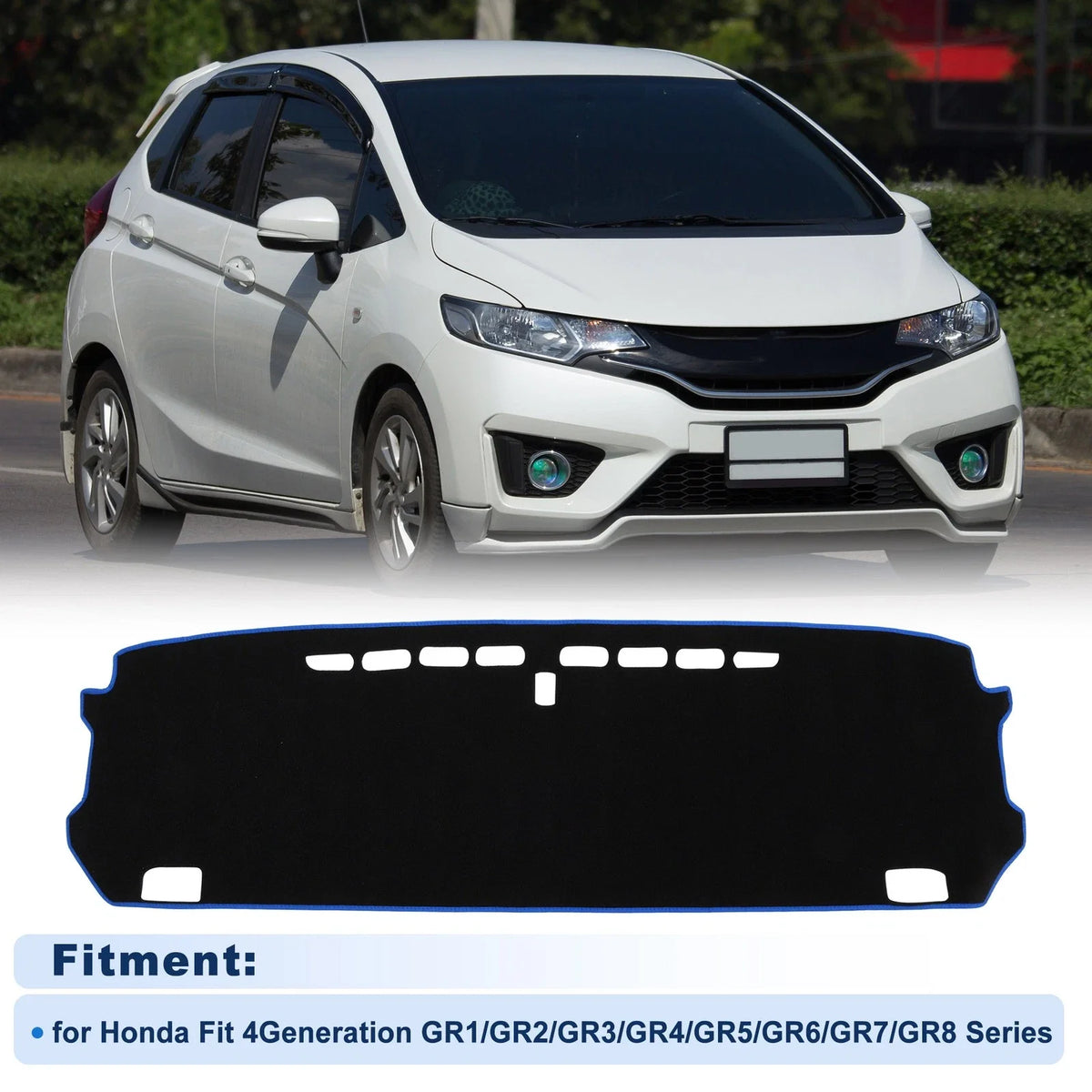 Dash Cover for Honda Fit (2007–2020) GR1/GR2/GR3/GR4/GR5/GR6 Polyester