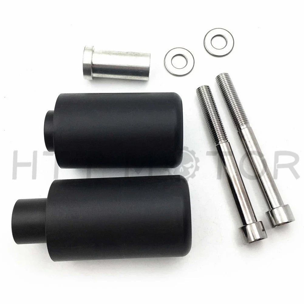 Crash Protector Frame Sliders for Suzuki GSXR 1000 (2003-2004) - No Cut Black