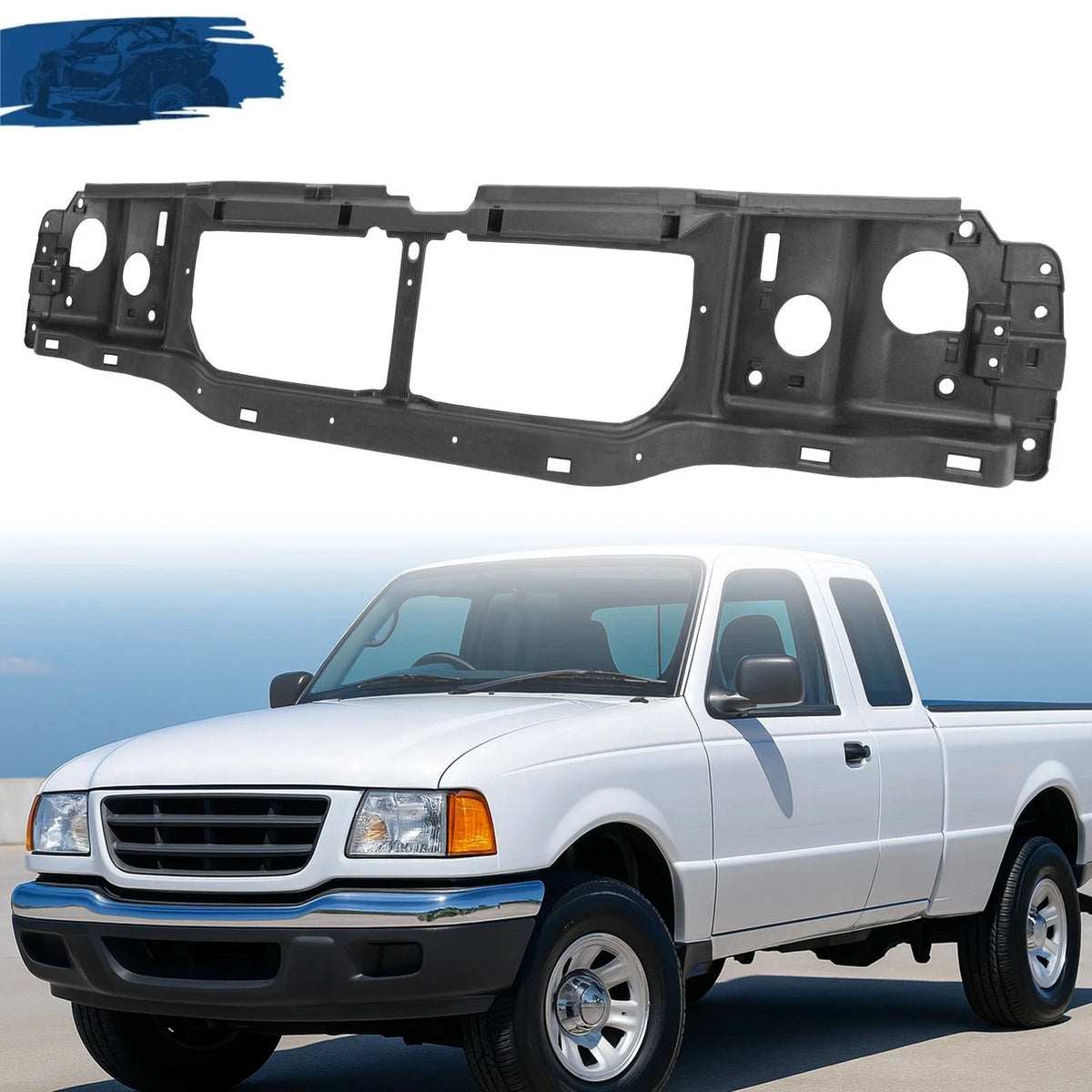 Front Headlight Mounting Panel for 2001–2003 Ford Ranger #FO1220219