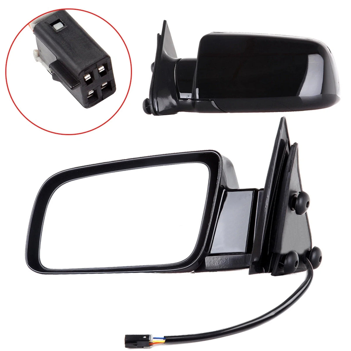 Power Side View Door Mirrors for 1988-1998 GMC C/K 1500 Tahoe Yukon - Pair