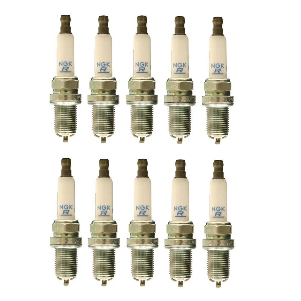 Set of 10 NGK Laser Platinum Spark Plugs (Gap 0.036) for