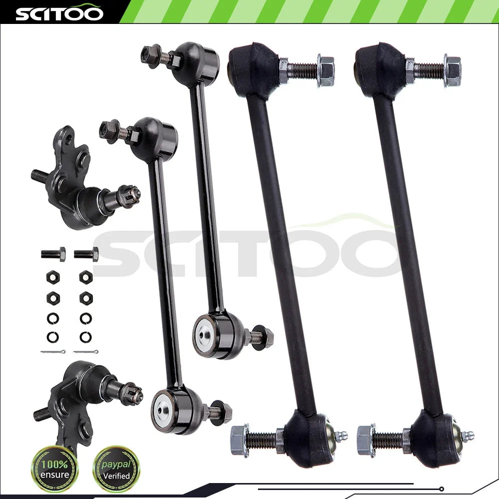 Complete Set of 4 Ball Joints and Sway Bar Links for Lexus ES330 RX330