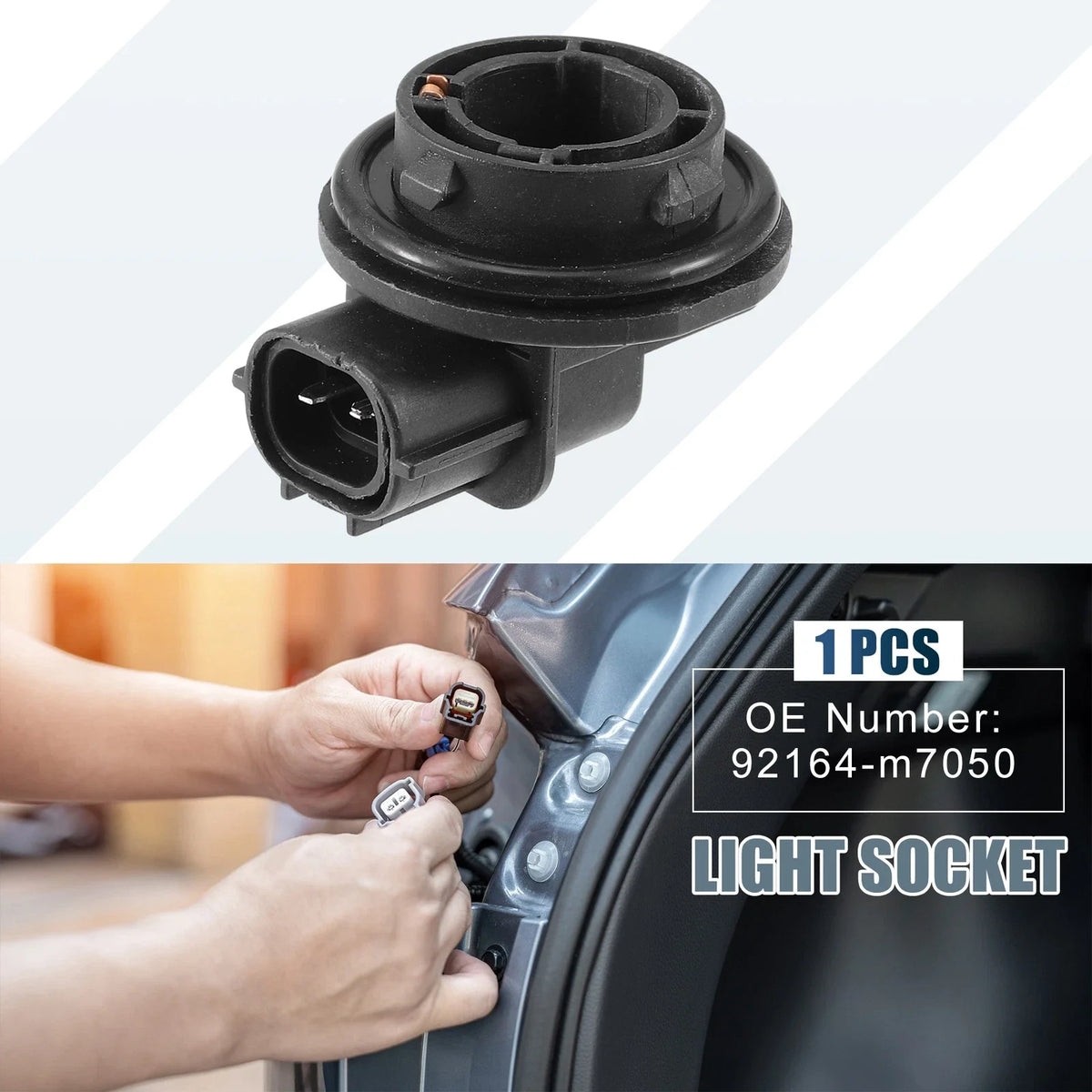 Daytime Running Light Socket Holder 92164-M7050 for Kia Forte (2019–2021)