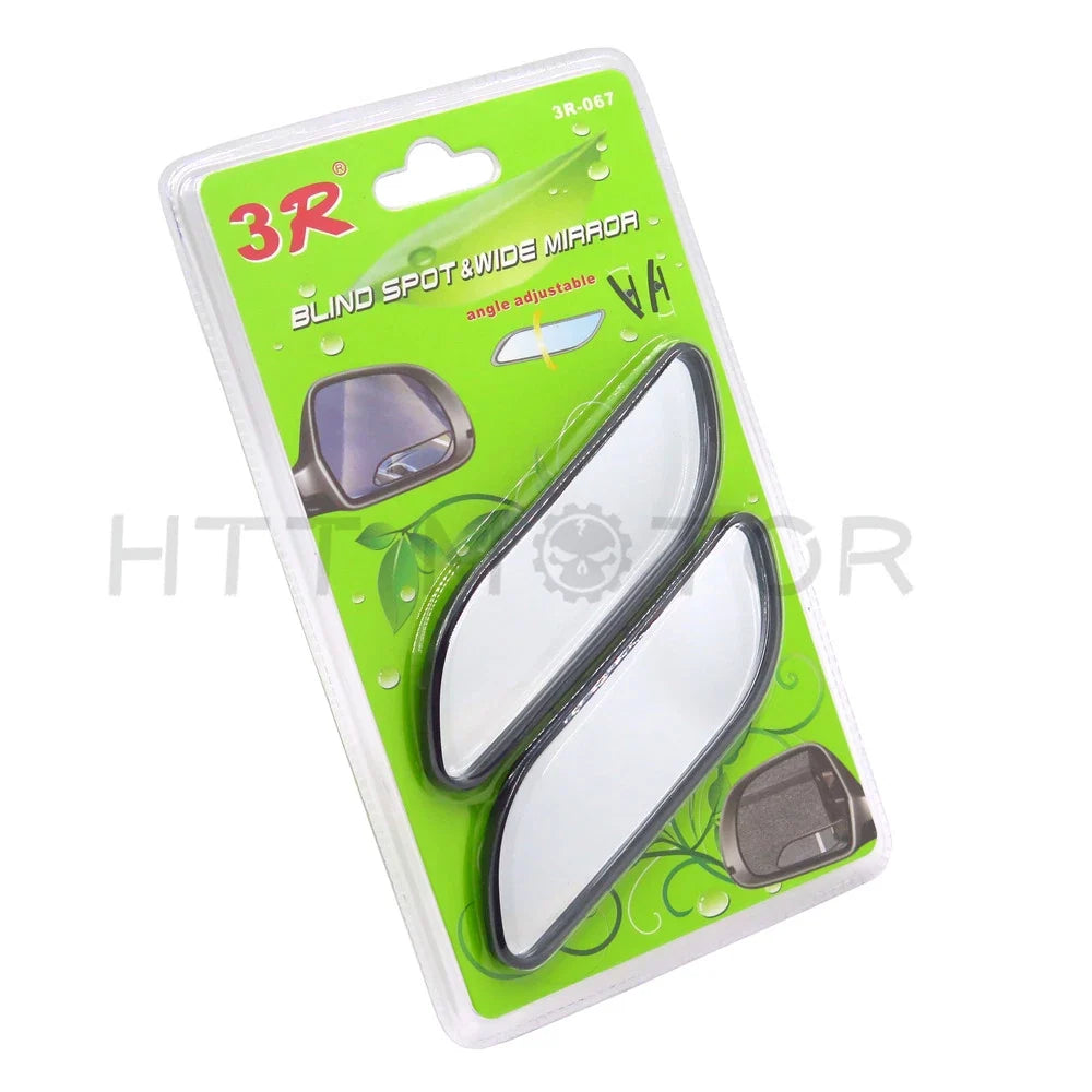 Convex 360° Wide Angle Blind Spot Mirrors - 2 Pack for Universal Fit