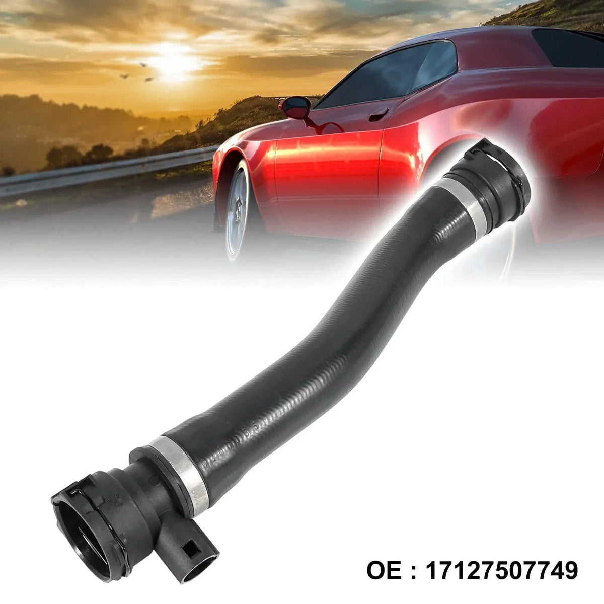 Coolant Water Hose for BMW E46 Radiator Expansion Tank (00-06)