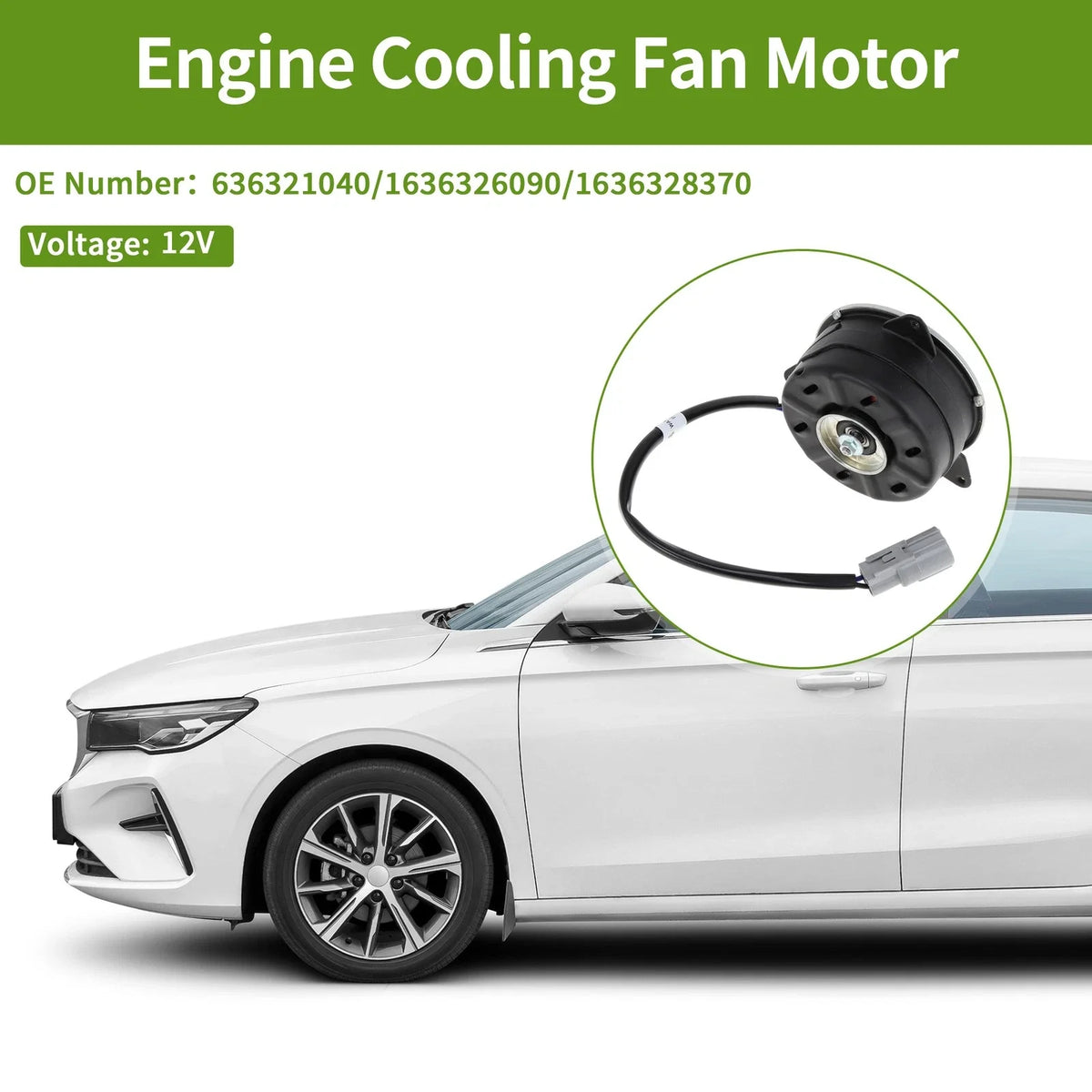 Engine Cooling Fan Motor No. 636321040/1636326090 for Toyota RAV4 (2002–2012)