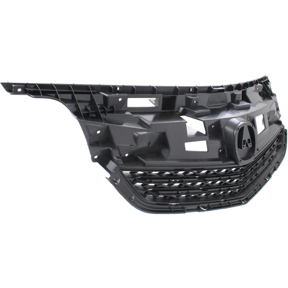 Grille for Acura TL (2012–2014) Textured Gray Plastic
