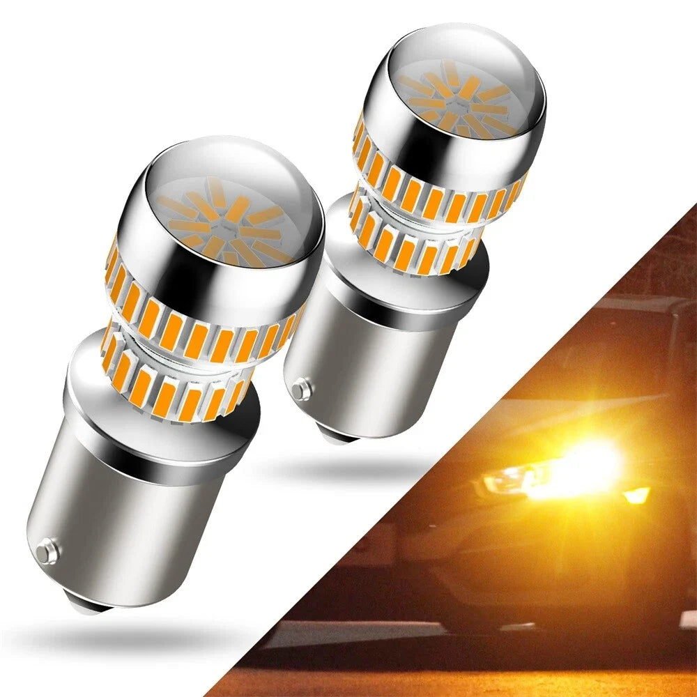 Front Turn Signal Light Bulbs AUXITO 1156 7506 BA15S LED