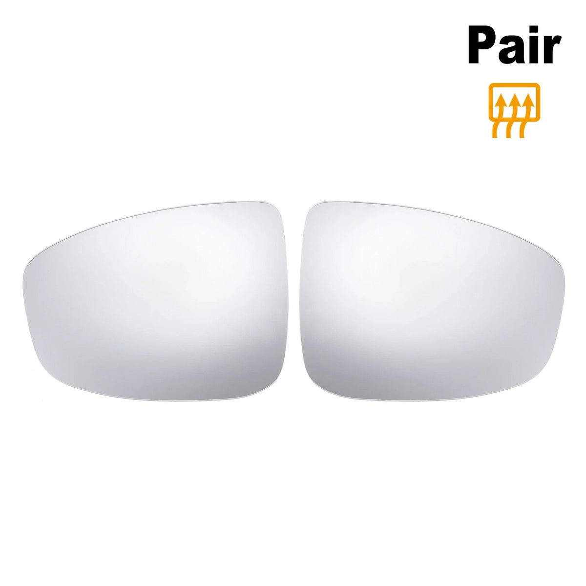 Pair Heated Mirror Glass with Backing Plate for Mazda CX-5 (2013–2014)