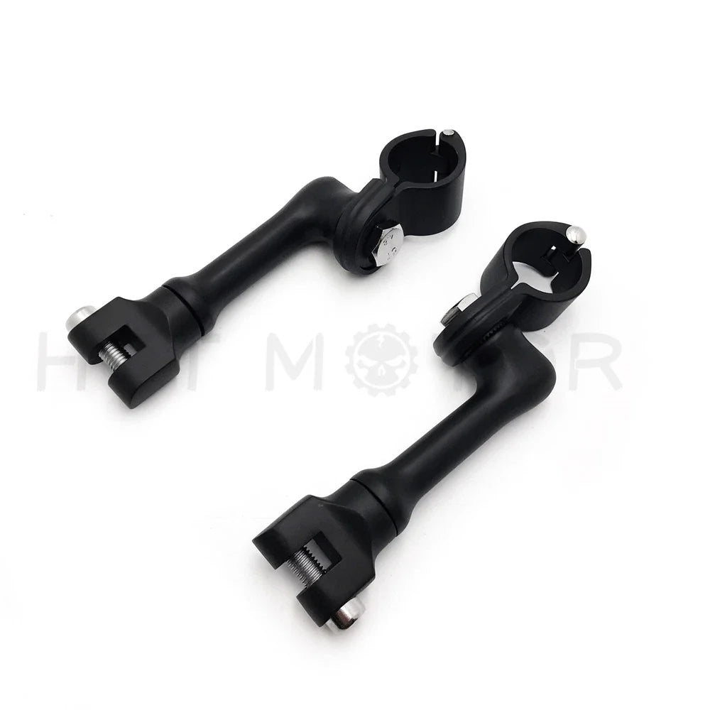 Clamp for Harley Bowleg Offset Foot Peg Mounts
