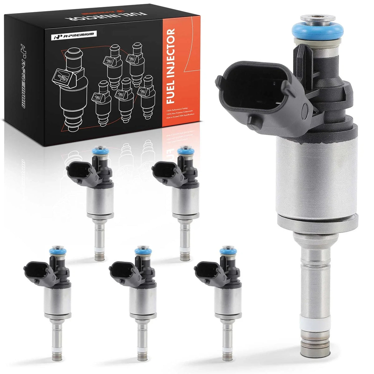 Set of 6 Fuel Injectors for Chevy Traverse Buick Enclave GMC Acadia (2012–2017)