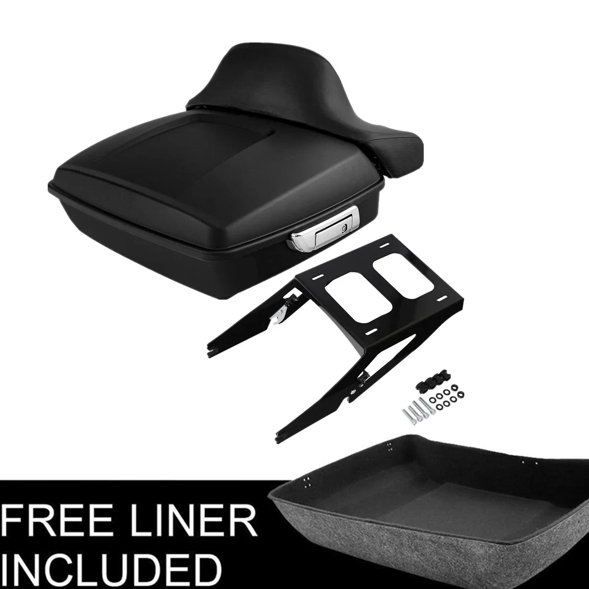 Chopped Trunk Mount Rack for FLSB Harley Sport Glide 2018-2025