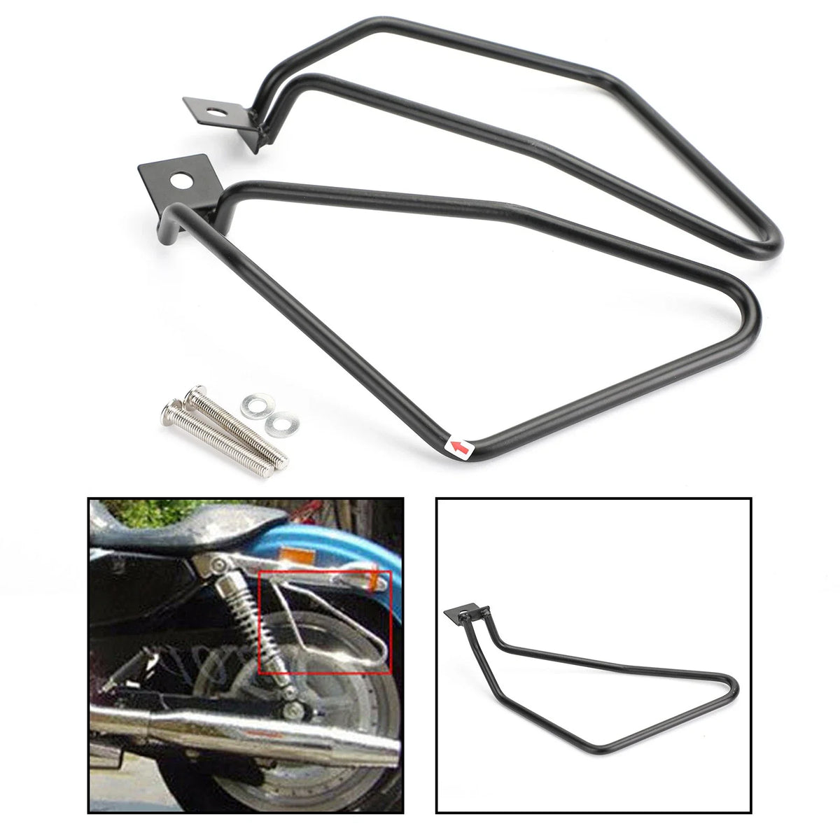 Saddlebag Support Mounting Bracket (2004-2023) for Harley Sportster 883