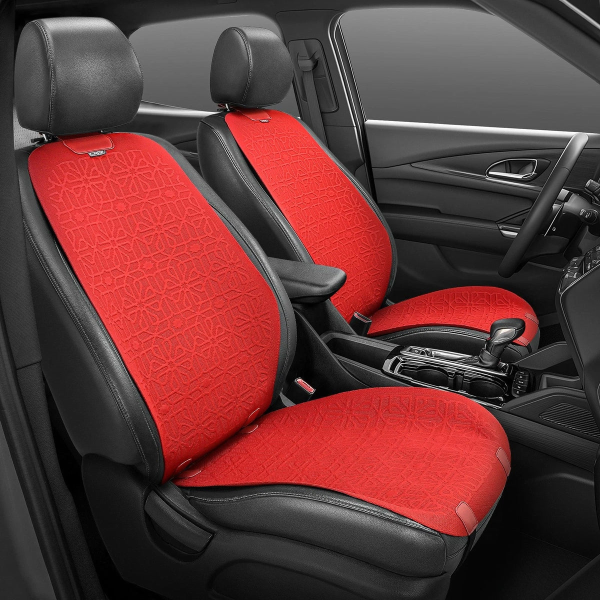 Set of 4 Seat Covers for Car SUV (Protex Series, Red)