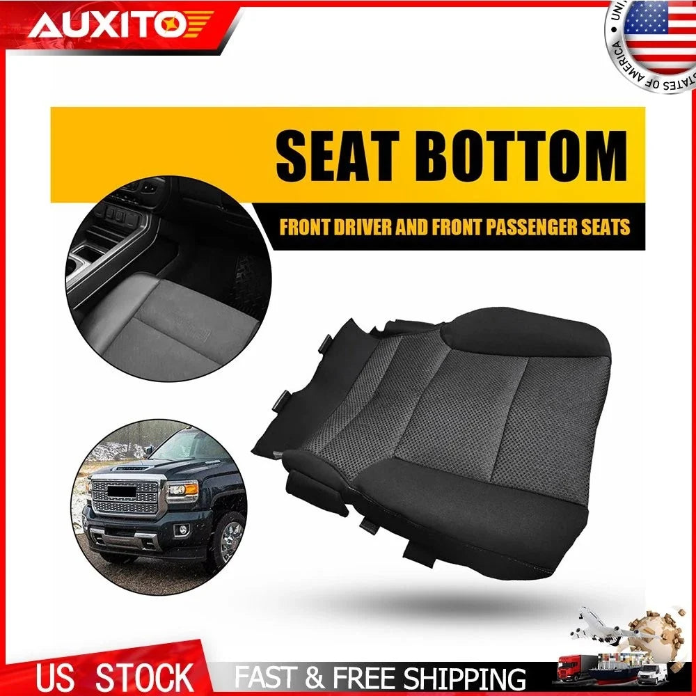 2014-2019 Chevy Silverado 1500/2500HD Driver Bottom Cloth Seat Cover