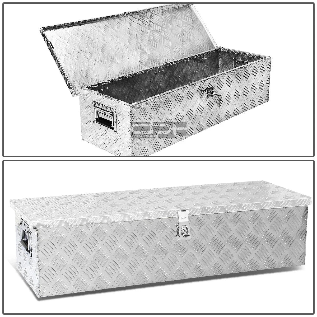 Aluminum Chrome Underbody Tool Box for Pickup Truck (39" x 13" x 10")