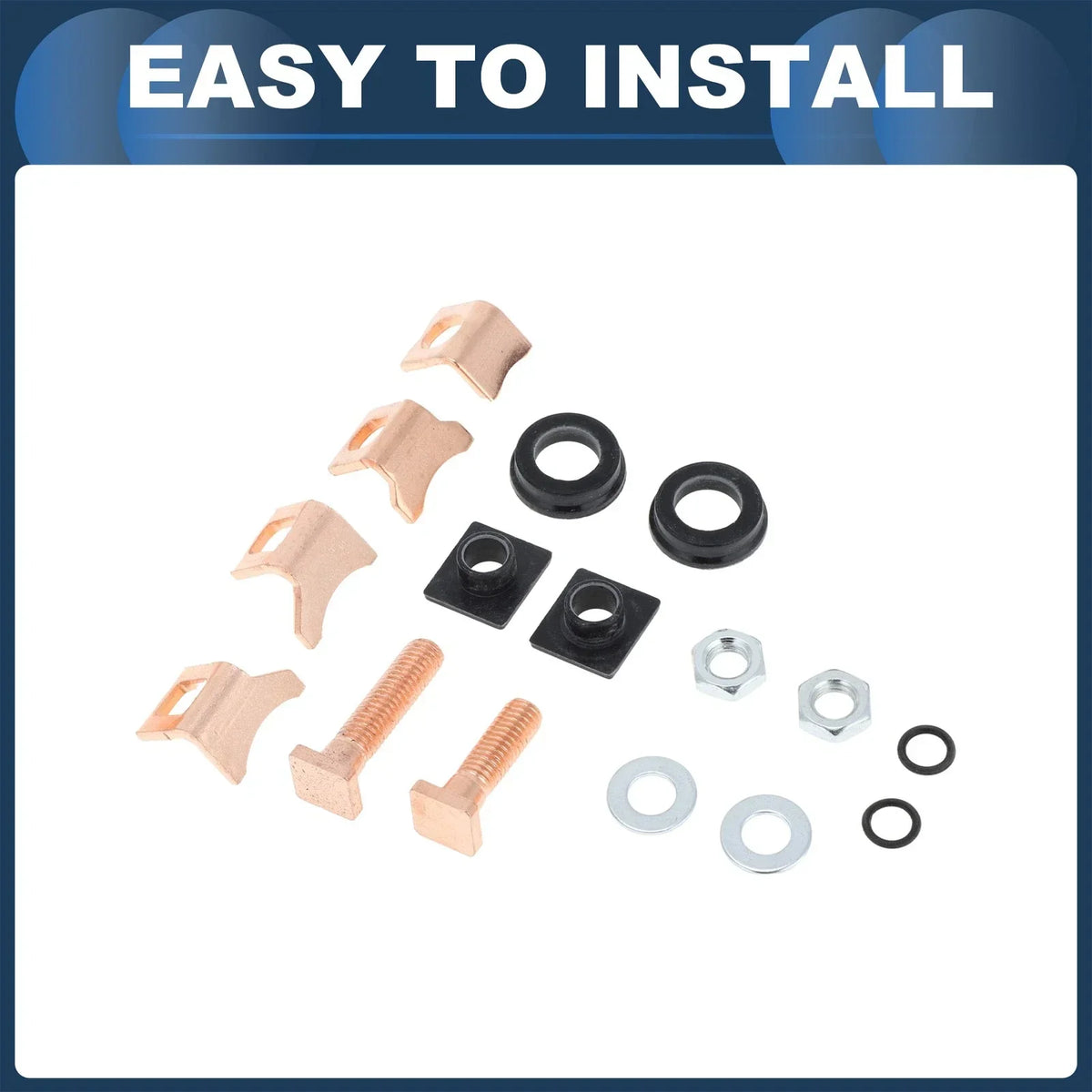 Engine Starter Rebuild Kit - Gold Tone for Dodge B150 Base 1991-1994