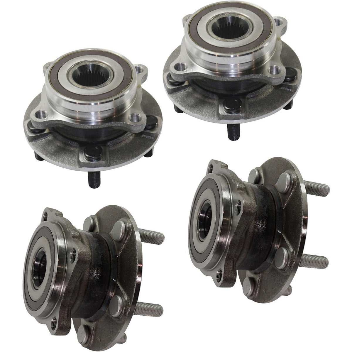 Bearing Included Wheel Hubs for AWD Mitsubishi Lancer 2008–2015