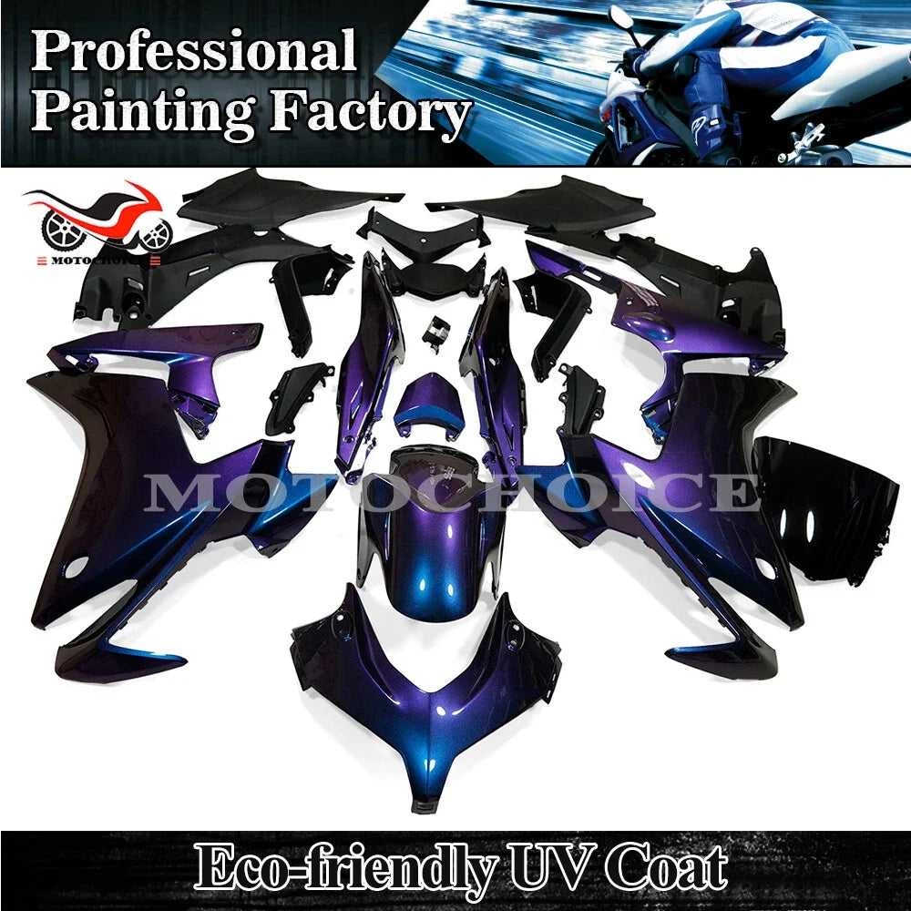 Chameleon Blue Purple Fairing Kit for Honda CBR 500R (2013–2015)